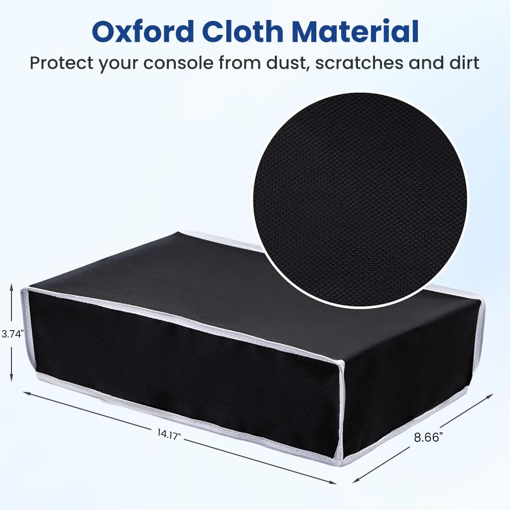 ZORBES Dust Cover for Sony PS5 Pro 2024, Washable Oxford Cloth Dust Cover Horizontal Dust Cover Sleeve for PS5 Pro Game Console Accessories ZORBES Dust Cover for Sony PS5 Pro 2024, Washable Oxford Cloth Dust Cover Horizontal Dust Cover Sleeve for PS5 Pro Game Console Accessories